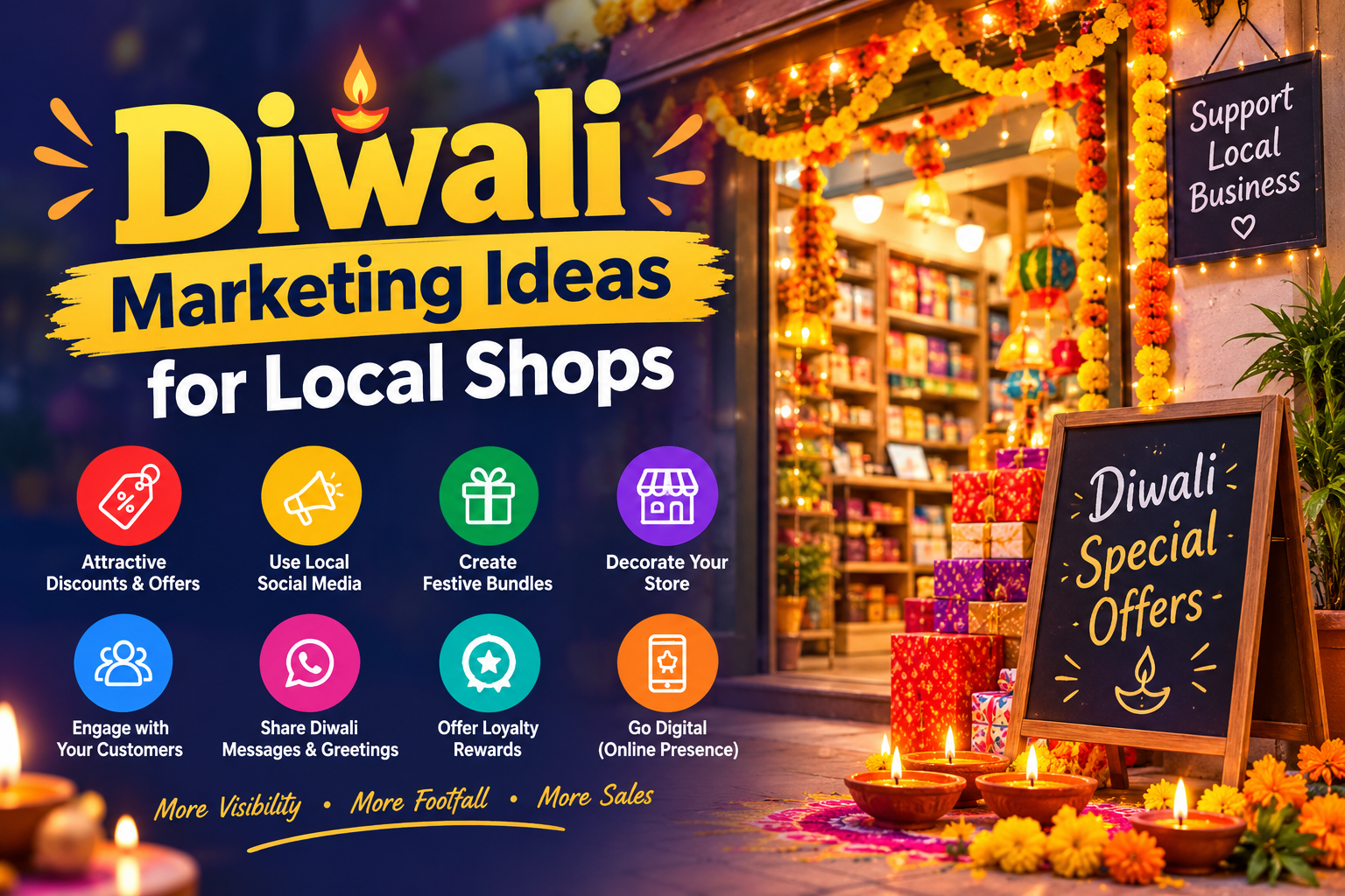 25 Diwali Marketing Ideas for Local Shops in 2026 (Low Budget)