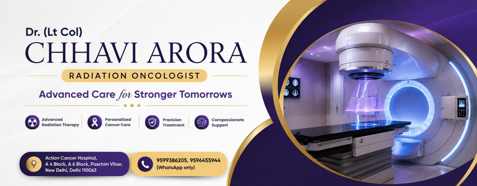 Dr. (Lt Col) Chhavi Arora | Best Radiation Oncologist in West Delhi cover